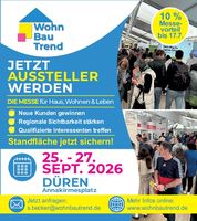 Jetzt Aussteller werden.