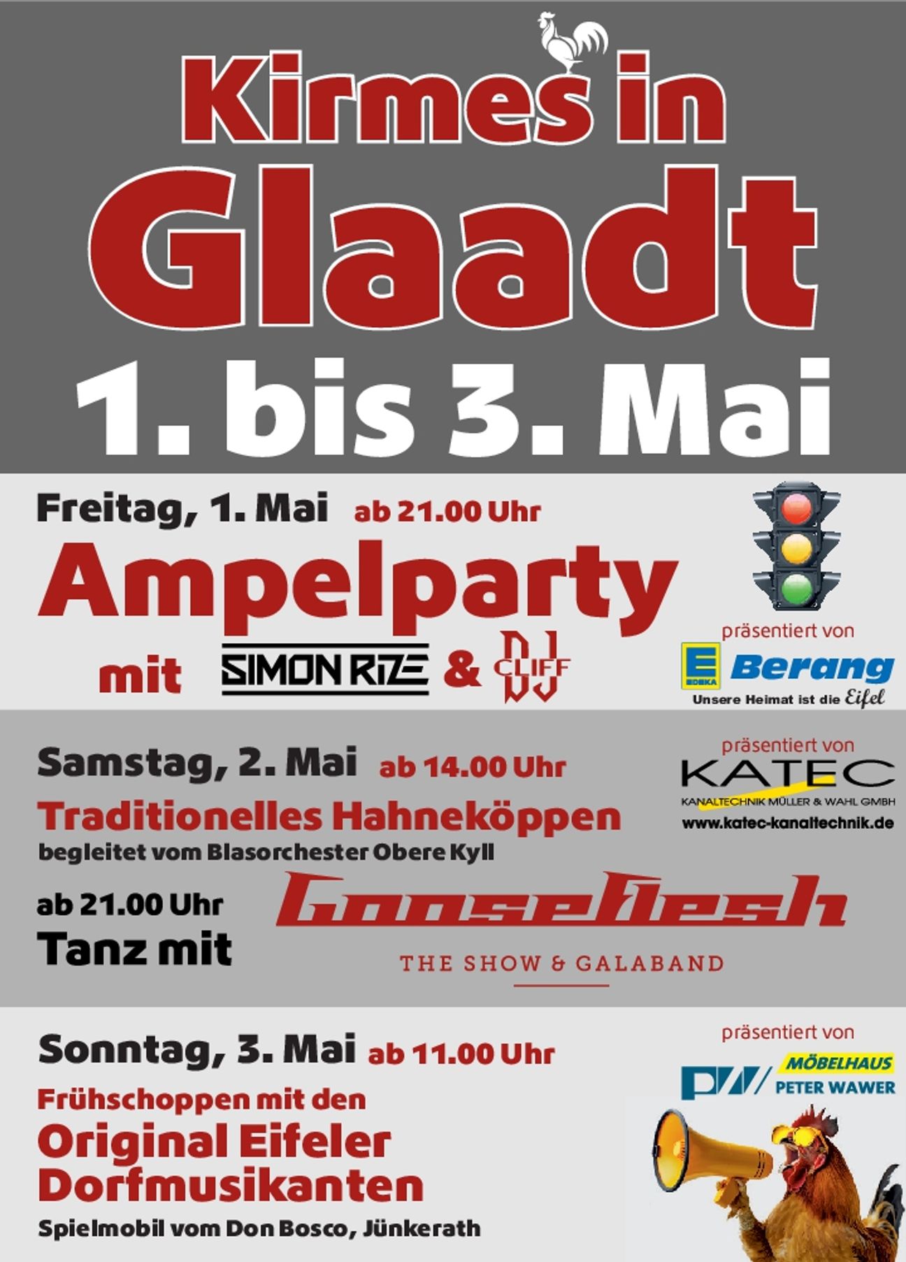 Kirmes in Glaadt 2026