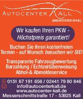 Wir kaufen Ihren PKW, Höchstpreis garant