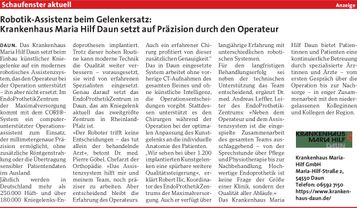 Schaufenster Krankenhaus Daun