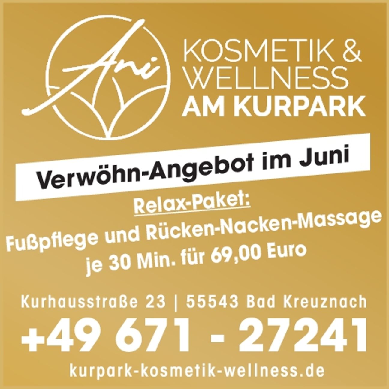 Verwöhnangebot im Juni 