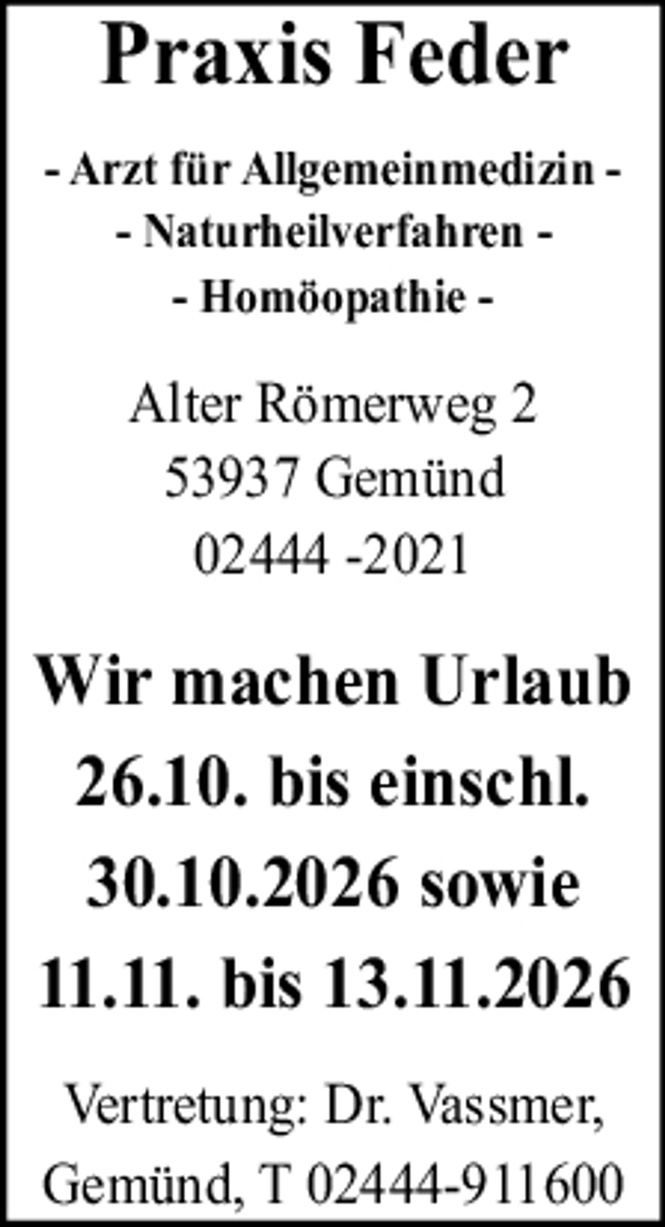 Wir machen Urlaub