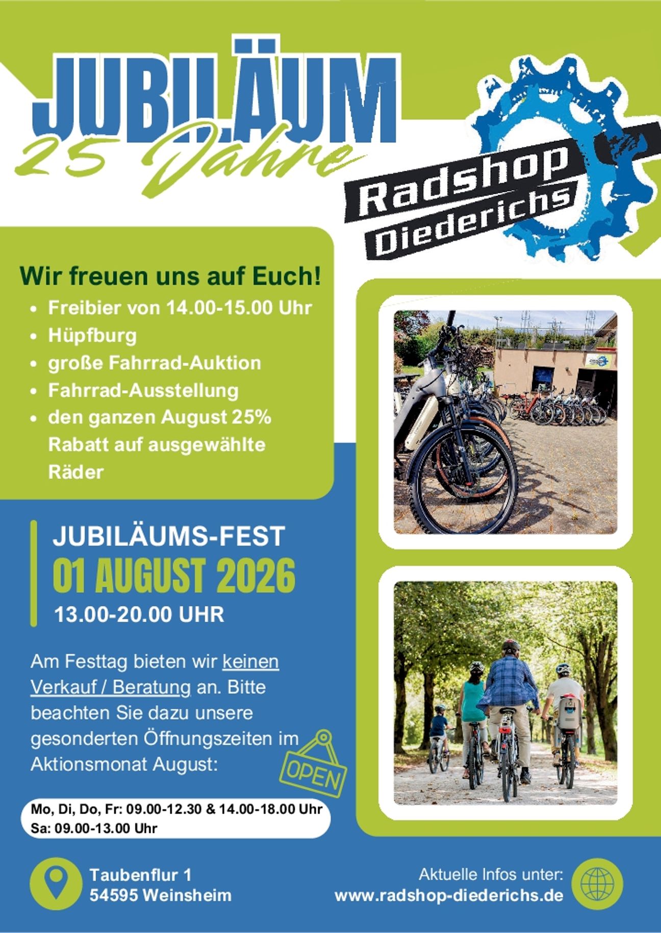 Jubiläum 25 Jahre 