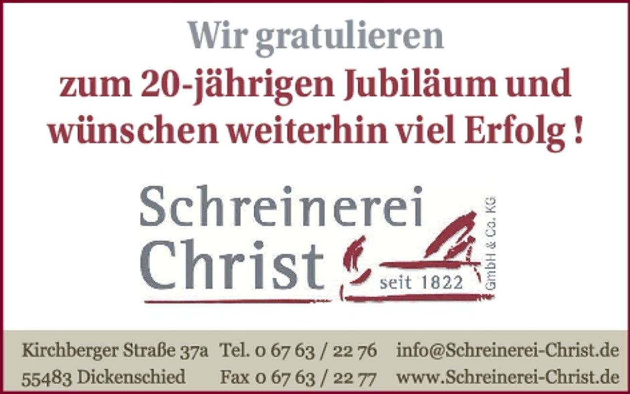 20 Jahre FH Fensterwelt