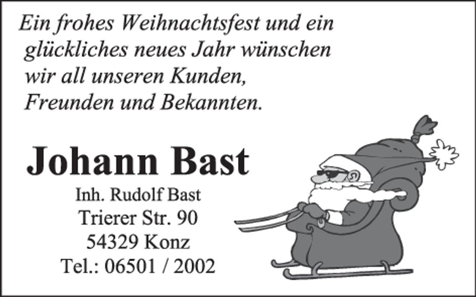 NH Weihnachtsgrüße Konz 
