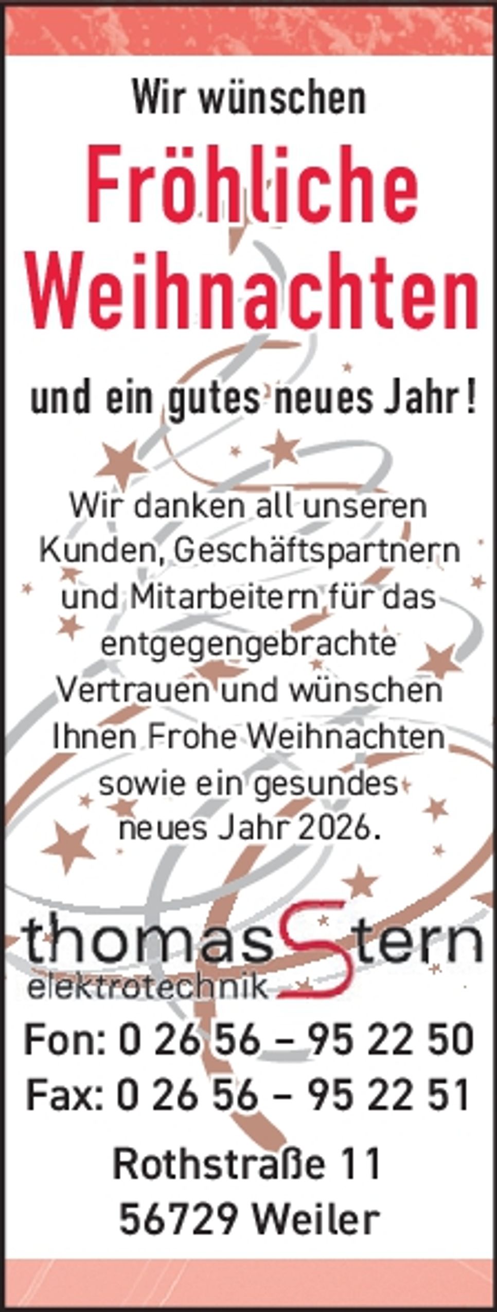 Weihnachtsgruß 2025