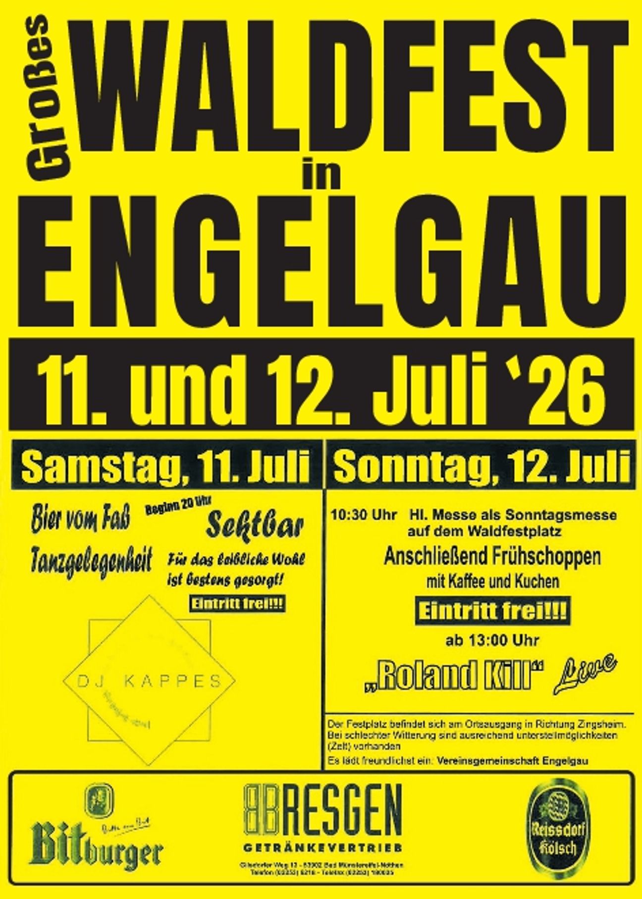 Waldfest Engelgau