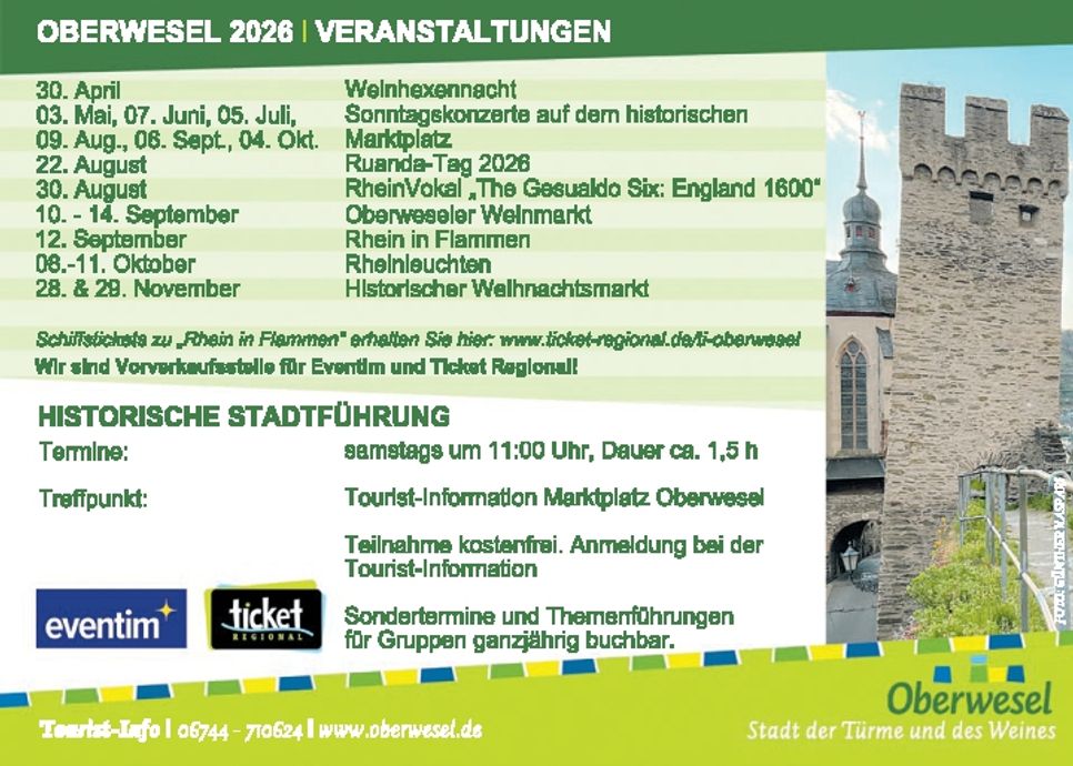 Veranstaltungen Oberwesel