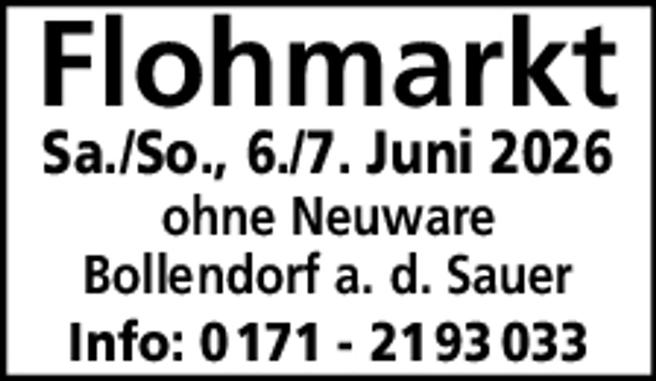 Flohmarkt