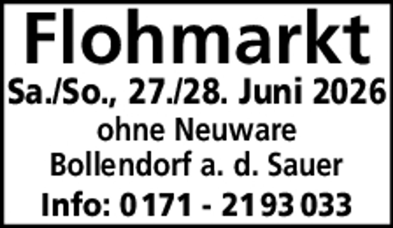 Flohmarkt