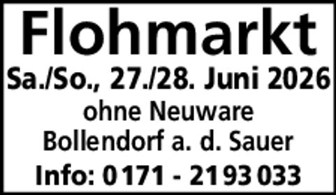 Flohmarkt