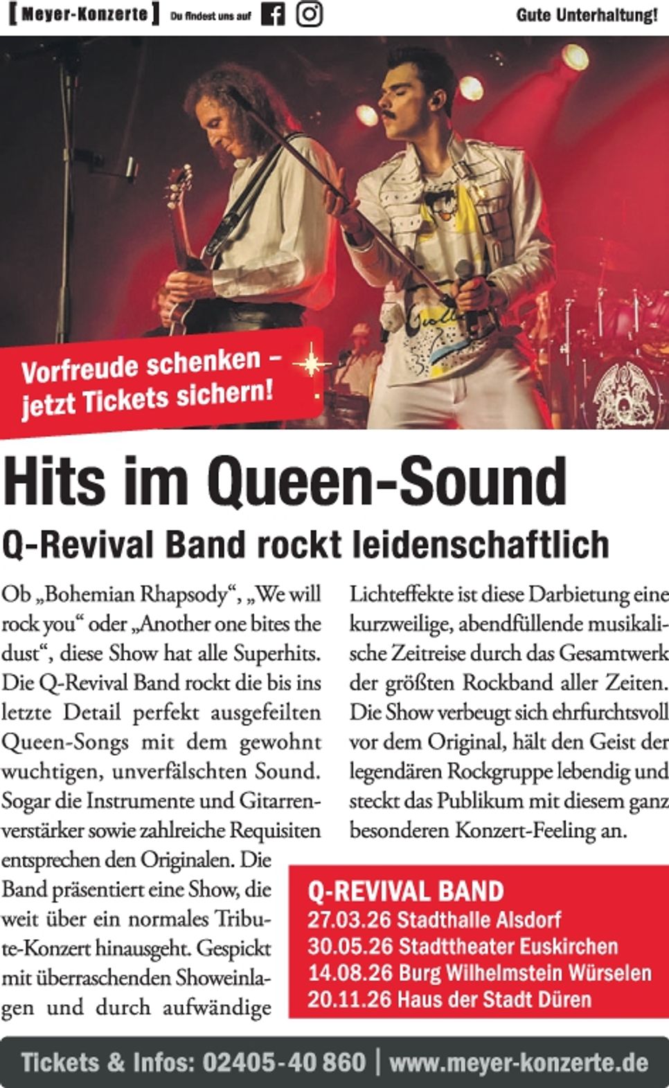 2/130 Queen Revival Band