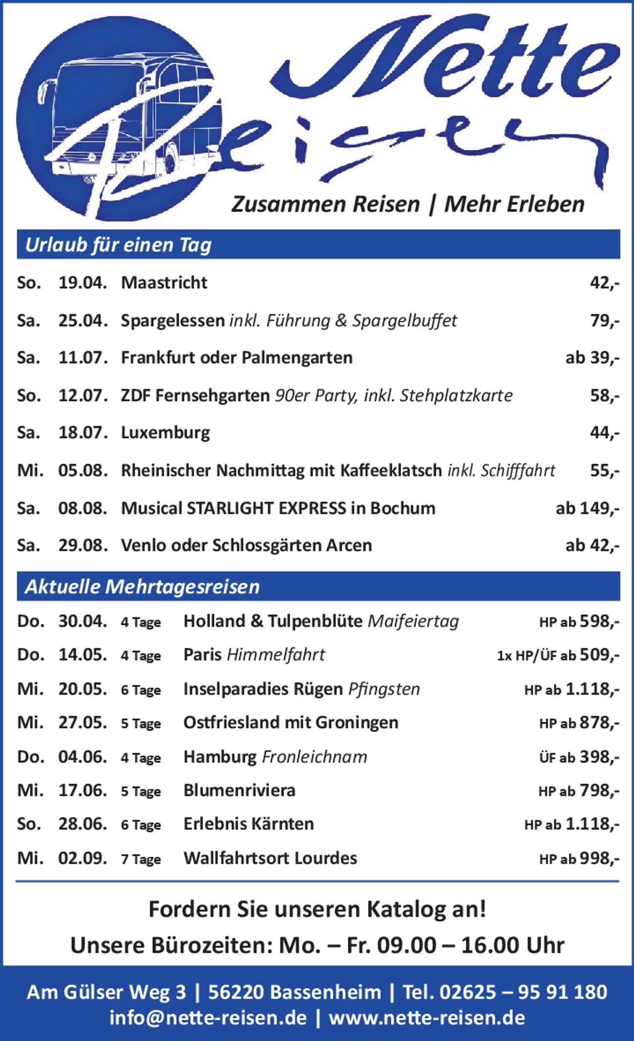 Zusammen Reisen | Mehr Erleben 