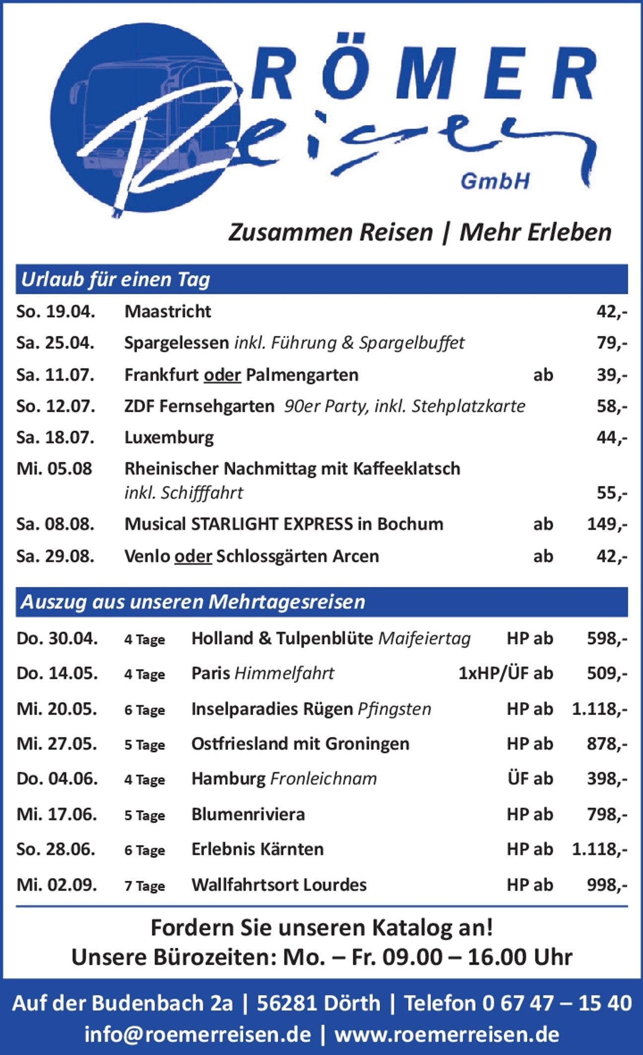 Zusammen Reisen | Mehr Erleben 