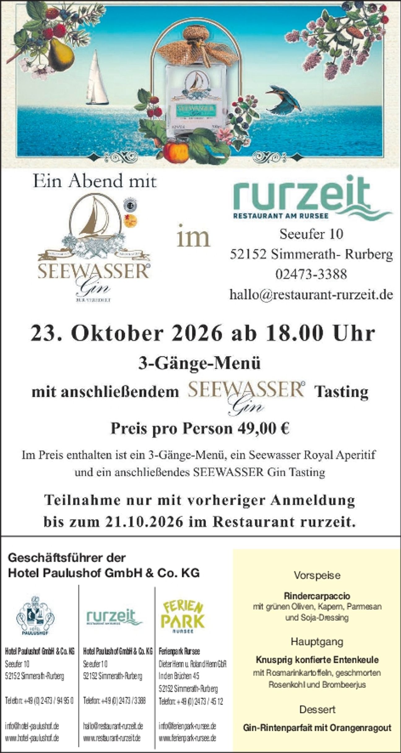 Seewasser Gin 