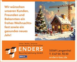 Weihnachtsgrußanzeige
