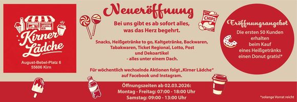 Kirner Lädchen Neueröffnung