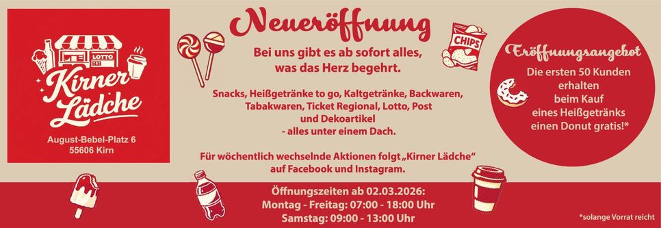 Kirner Lädchen Neueröffnung
