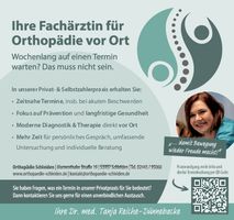 Ihr Fachärztin für Orthopädie