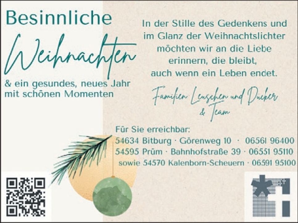 Besinnliche Weihnachten