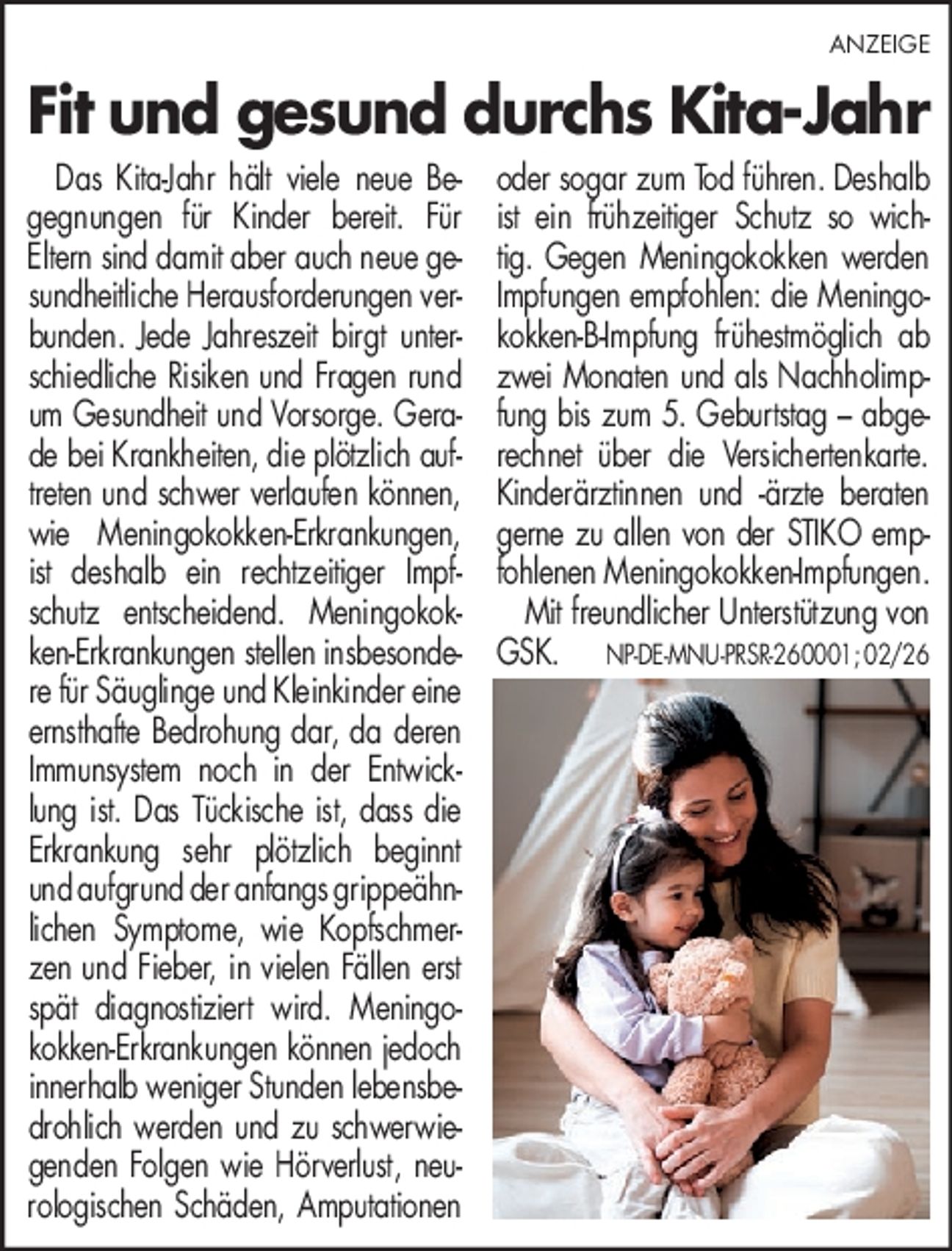 Fit und gesund durchs KITA-Jahr