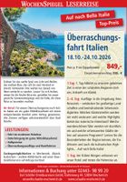 Überraschungsfahrt Italien