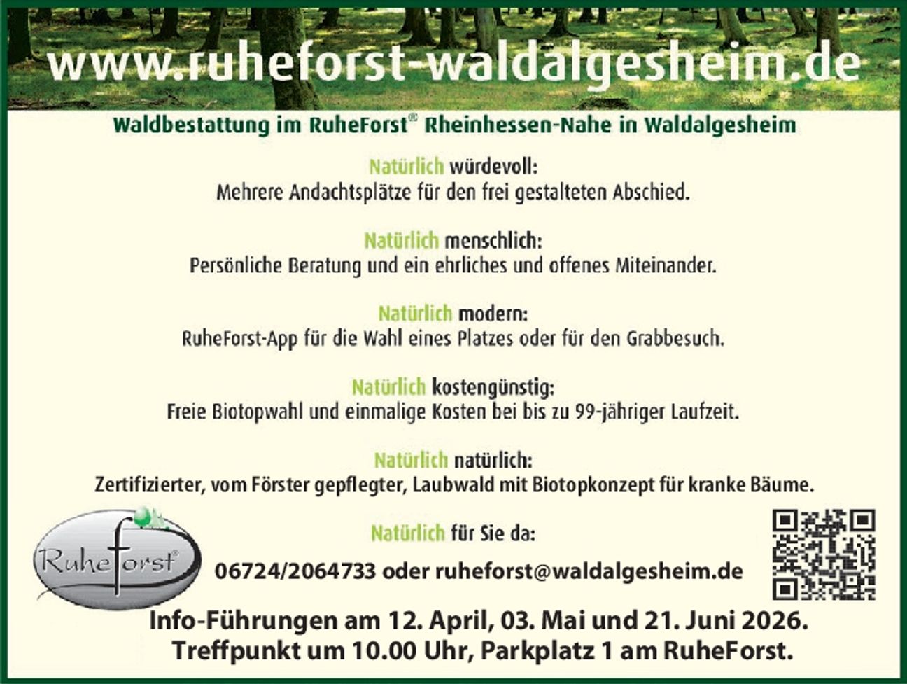RuheForst Rheinhessen-Nahe 21561314