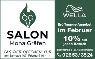 Salon Mona Gräfen Tag der offenen Tür