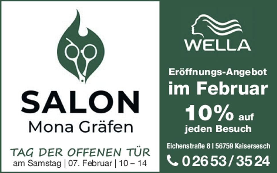 Salon Mona Gräfen Tag der offenen Tür