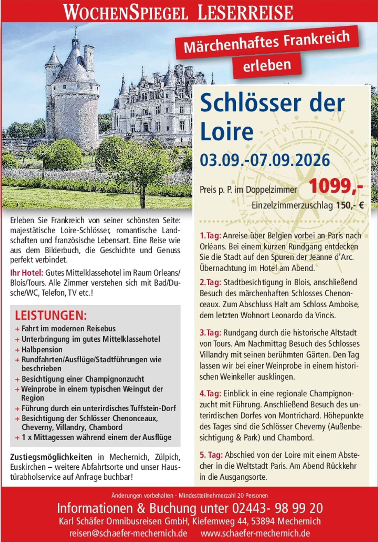 Schlösser der Loire