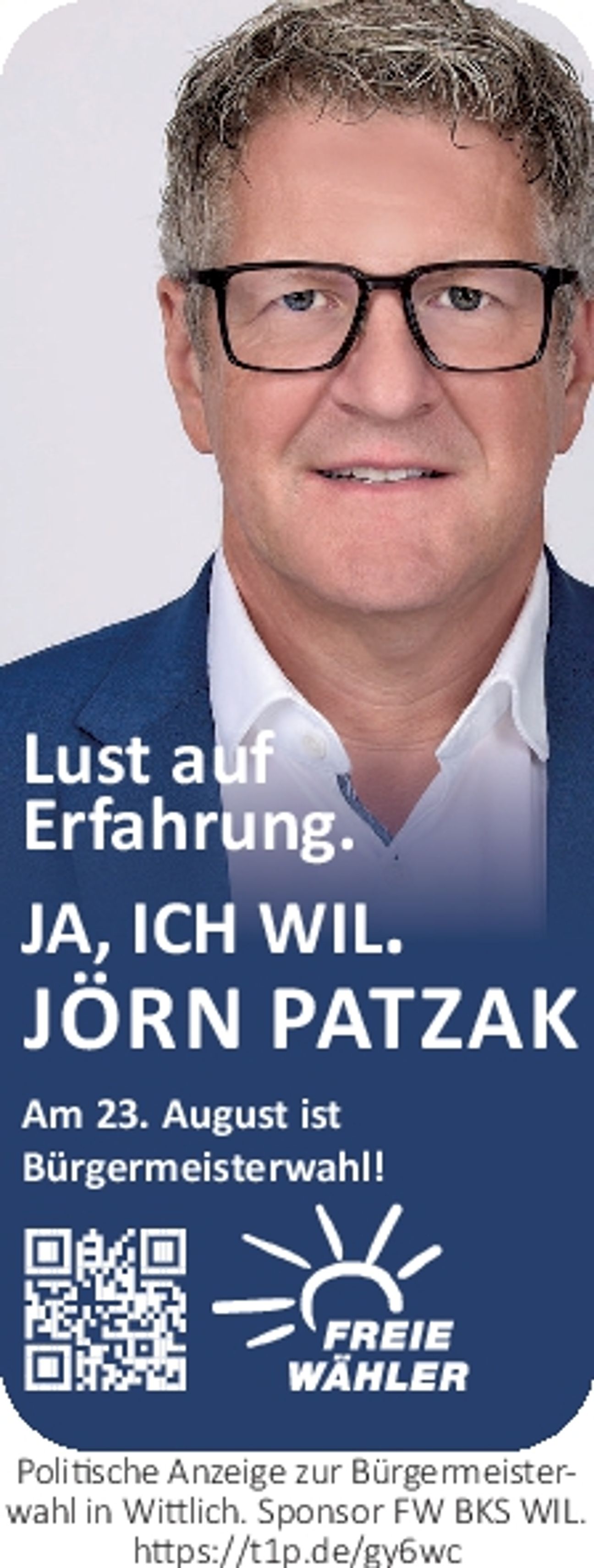 Jörn Patzak / Lust auf Erfahrung