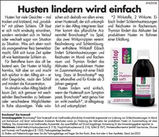 Husten lindern wird einfach