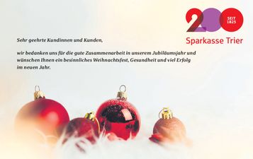 Weinachtsgrüße Trier Innenstadt