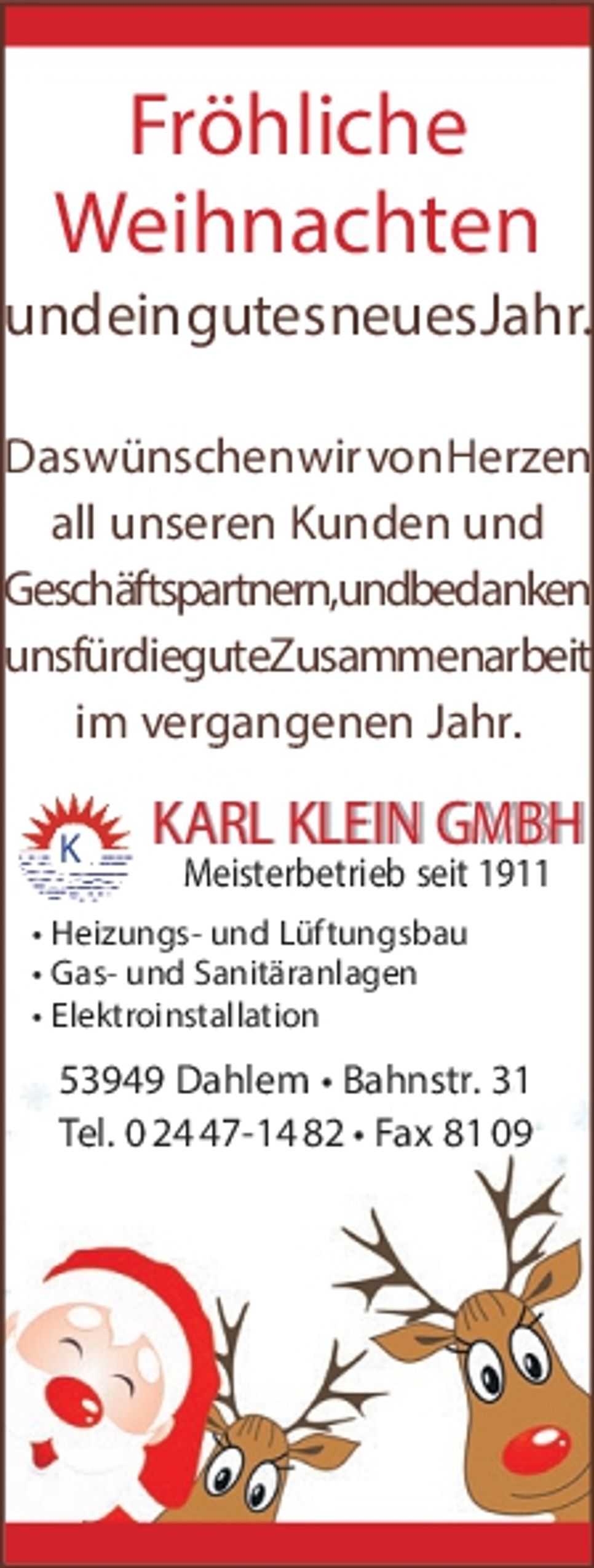 Fröhliche Weihnachten