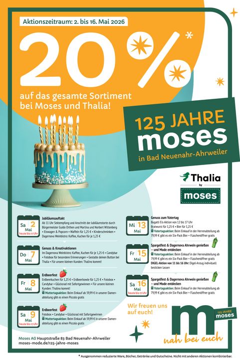 125 Jahre Kaufhaus Moses