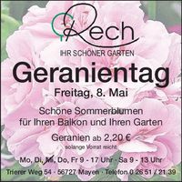 Geranientag...
