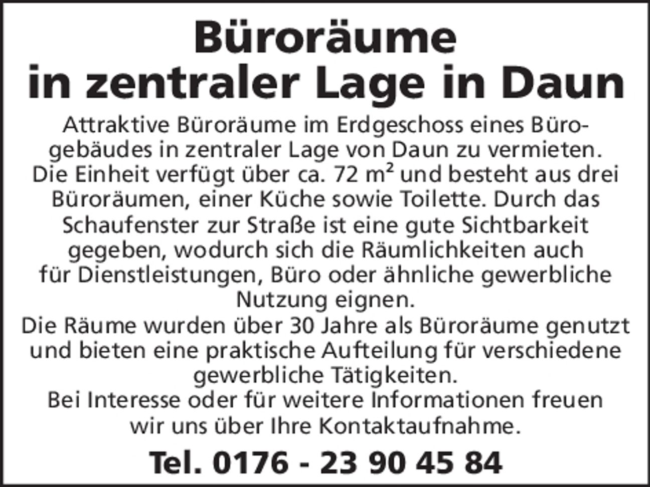 Büroräume Daun