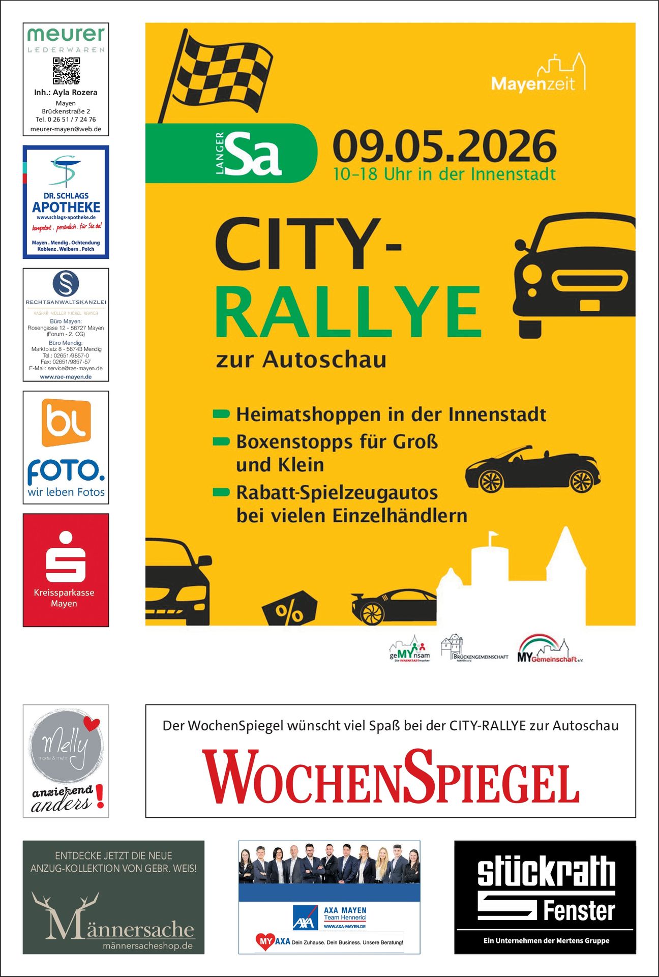 Mayen, Langer Samstag