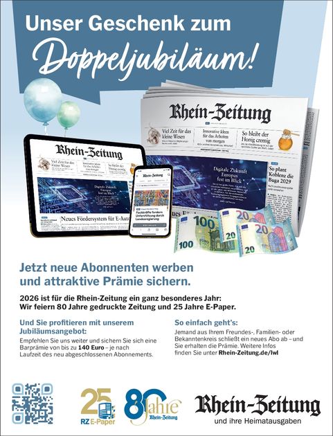 Unser Geschenk zum Doppeljubiläum