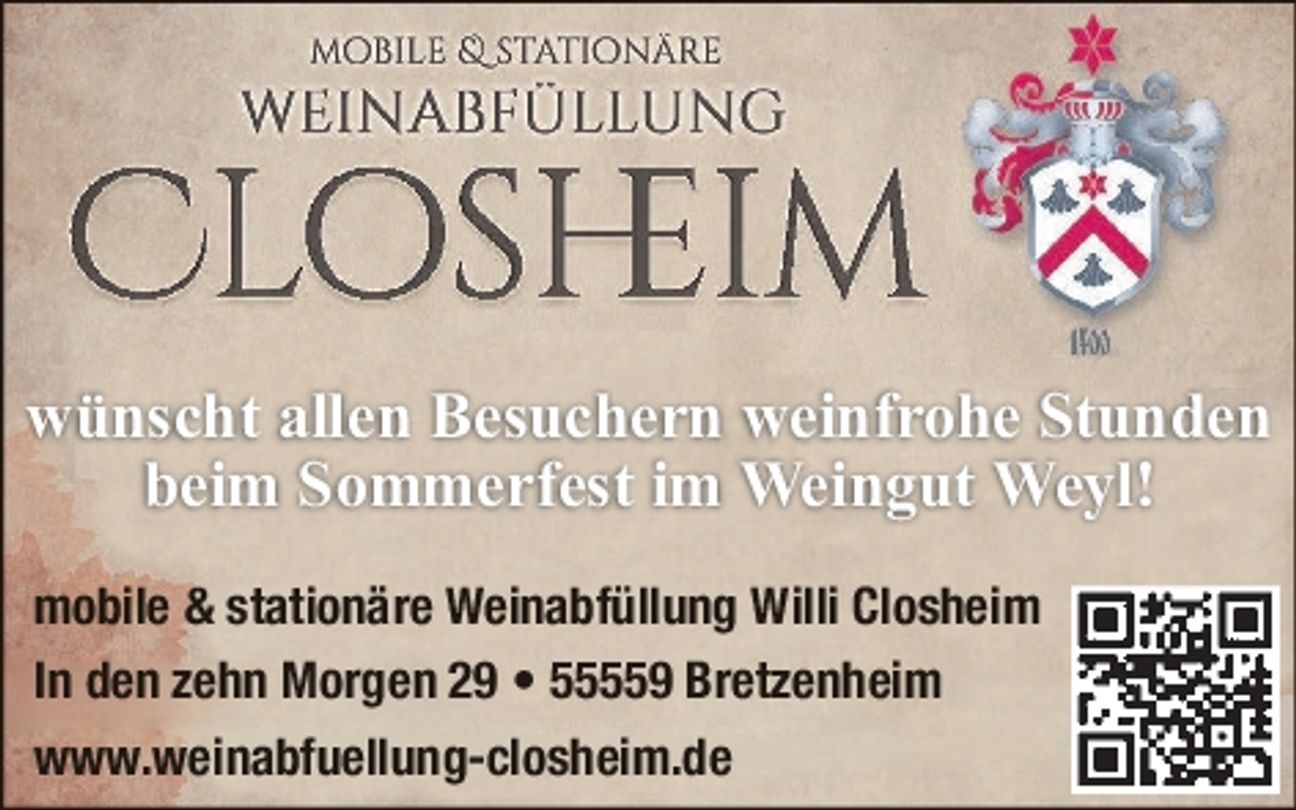 Weinsheim, Sommerfest WG Weyl, 