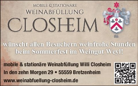 Weinsheim, Sommerfest WG Weyl, 