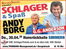 Schlager & Spaß mit Andy Borg Simmern