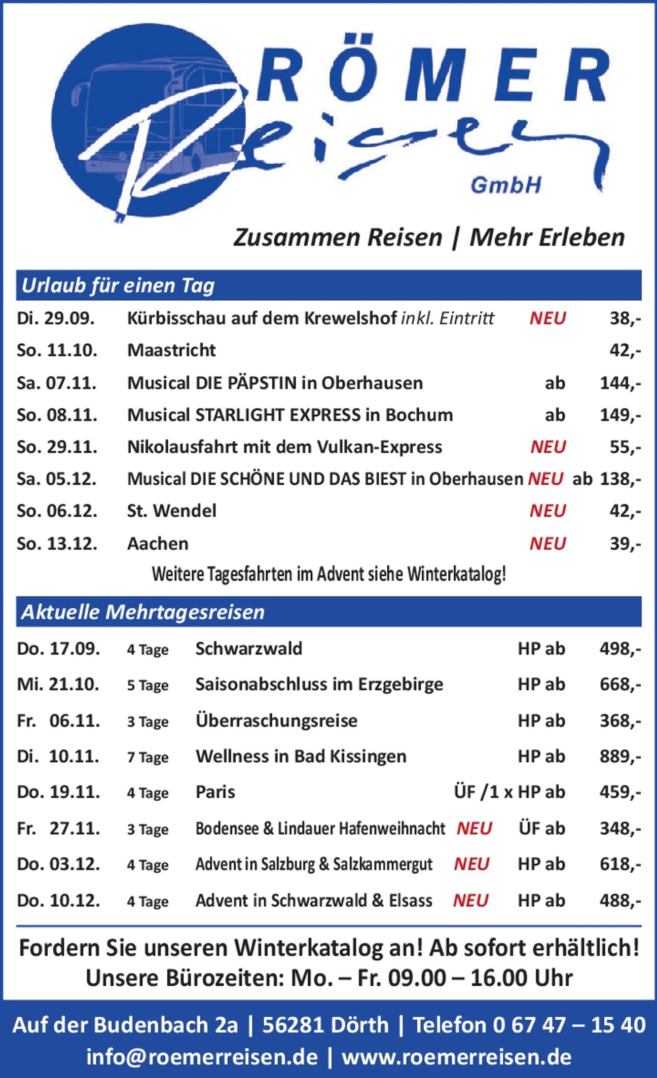 Zusammen Reisen | Mehr Erleben 