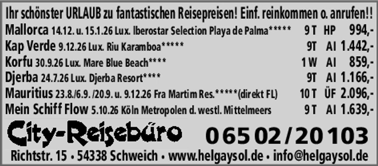 Wir haben Ihren schönsten Urlaub 