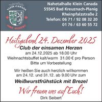 Heiligabend 24. Dezember 2025