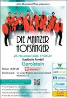 Benefizkonzert Mainzer Hofsänger