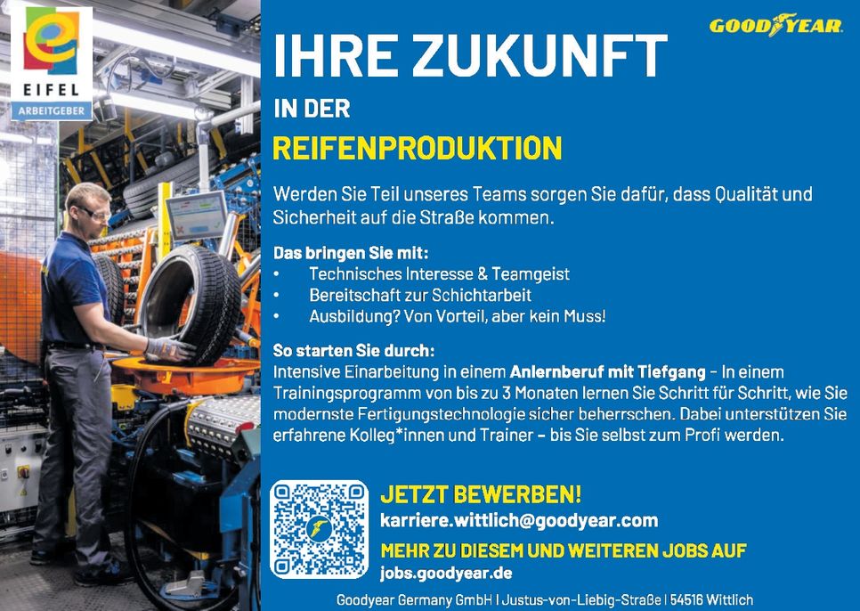 Jobguide / Stelle Reifenproduktion
