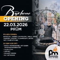 Barbecue Opening verk. off Sonntag 22.3.