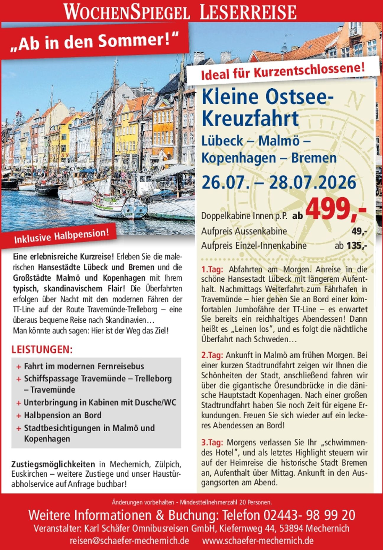 Mini Kreuzfahrt