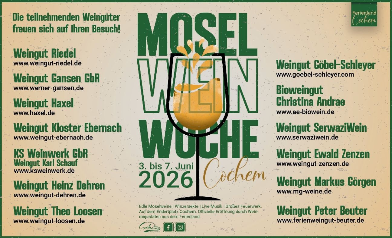 Mosel-Wein-Woche Gemeinschaftswerbung